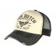 Casquette Von Dutch Beige et Noire Crew Motorcycles Calif CASQUETTES VON DUTCH