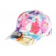 Casquette Enfant Bleu et rose Bali de 7 à 12 ans Casquette Enfant Hip Hop Honour