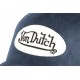 Casquette Von Dutch Cuir Bleu Marine Suede ANCIENNES COLLECTIONS divers