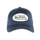 Casquette Von Dutch Cuir Bleu Marine Suede ANCIENNES COLLECTIONS divers