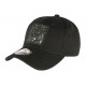 Casquette NY femme noire paillettes argent Fashly ANCIENNES COLLECTIONS divers