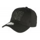 Casquette NY femme noire paillettes noires Fashly ANCIENNES COLLECTIONS divers