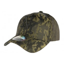 Casquette NY militaire verte et noire Koft ANCIENNES COLLECTIONS divers