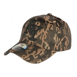 Casquette NY militaire marron et noire Koft ANCIENNES COLLECTIONS divers