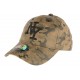 Casquette NY militaire marron et verte cuir daim Kraft ANCIENNES COLLECTIONS divers