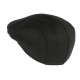 Casquette Plate noire laine Magny Nyls Creation CASQUETTES Nyls Création