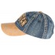 Casquette Von Dutch bleu jean visiere cuir Vern ANCIENNES COLLECTIONS divers