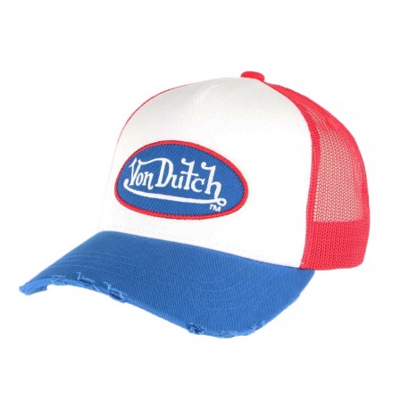 Casquette Von Dutch Bleue et Rouge Truck ANCIENNES COLLECTIONS divers