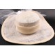 Chapeau mariée Zoe en sisal écru ANCIENNES COLLECTIONS divers