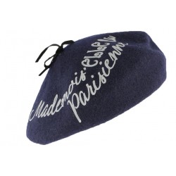 Béret Femme Bleu Marine Mademoiselle Parisienne BERETS Léon montane