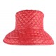 Grand chapeau Pluie Rouge Femme Rayny Nyls Création CHAPEAUX Nyls Création