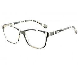 Lunettes Loupes Azza Grise Blanche et Noire Dioptrie +1,5 Lunettes Loupes New Time