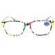 Lunettes Loupes Rose Vert et Jaune Azza Dioptrie +3,50 ANCIENNES COLLECTIONS divers
