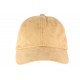 Casquette baseball marron camel effet daim Dioz CASQUETTES Nyls Création