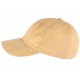 Casquette baseball marron camel effet daim Dioz CASQUETTES Nyls Création