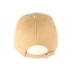 Casquette baseball marron camel effet daim Dioz CASQUETTES Nyls Création