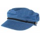 Casquette de marin bleu denim tendance coton Flybust CASQUETTES Léon montane