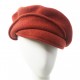 Casquette beret rouille femme Butome creatrice Celine Robert ANCIENNES COLLECTIONS divers