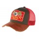 Casquette Von Dutch Rouge cuir Flying Eyeball Truck ANCIENNES COLLECTIONS divers