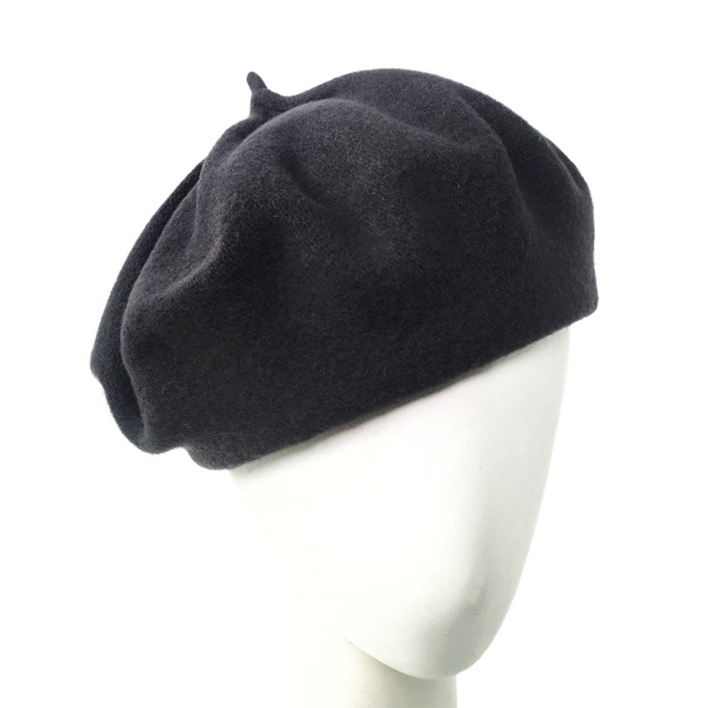 Béret En Laine Mouton 90% Pour Femme/homme – Chaud Et Coupe-vent – Tour De Tête 55-58 Cm – Coloris Variés – Style Classique Intemporel