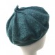 Bonnet beret Femme vert chine Ipome creation Celine Robert ANCIENNES COLLECTIONS divers