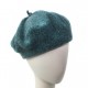 Bonnet beret Femme vert chine Ipome creation Celine Robert ANCIENNES COLLECTIONS divers