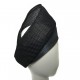 Chapeau Turban mariage noir Demsy Céline Robert ANCIENNES COLLECTIONS divers