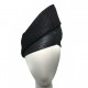 Chapeau Turban mariage noir Demsy Céline Robert ANCIENNES COLLECTIONS divers