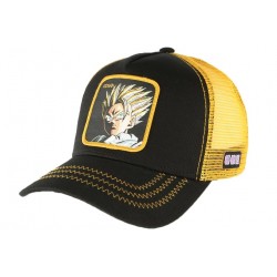 Casquette trucker Gohan Supa Dragon Ball Z jaune noire Collabs ANCIENNES COLLECTIONS divers