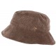 Chapeau Bob marron en velours Aussie Apparel roulable BOB Aussie Apparel