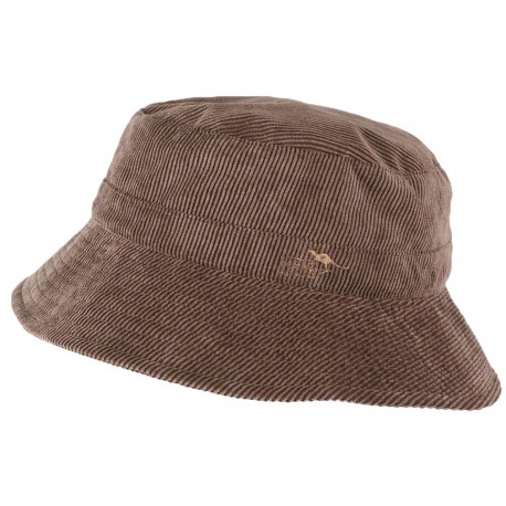 Chapeau Bob marron en velours Aussie Apparel roulable BOB Aussie Apparel