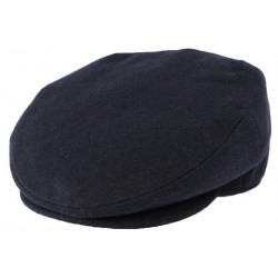 Casquette Plate Bleu Marine laine Création Française CASQUETTES Léon montane