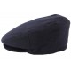 Casquette Plate Bleu Marine laine Création Française CASQUETTES Léon montane