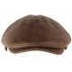 Casquette Cuir Marron tendance Gatsby HG Italie CASQUETTES Léon montane