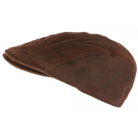 Casquette Coton Huile marron Wax Creation Francaise CASQUETTES Léon montane