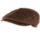 Casquette gavroche Coton Huile marron Creation Francaise CASQUETTES Léon montane