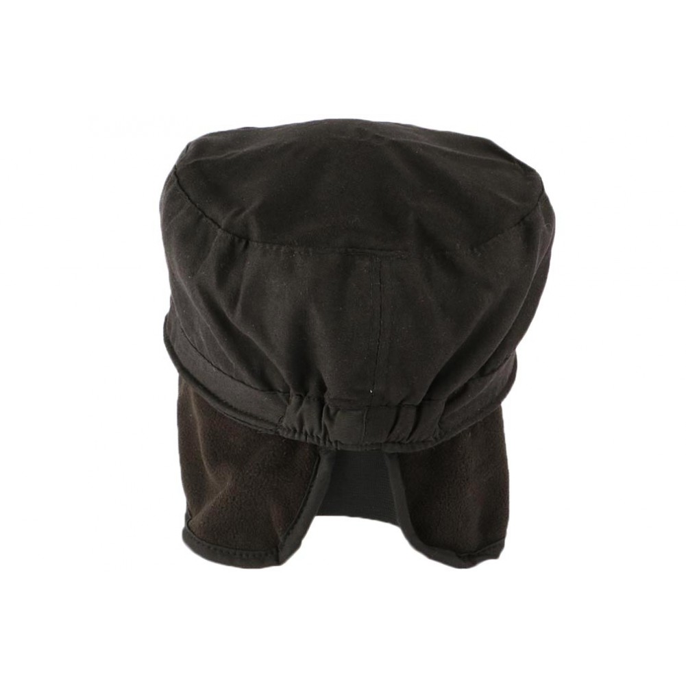 Casquette armee cache oreille noire, casquette chasse homme livré 48h