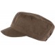 Casquette armee cache oreille Marron Kurk Nyls Création CASQUETTES Nyls Création