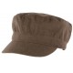 Casquette armee cache oreille Marron Kurk Nyls Création CASQUETTES Nyls Création