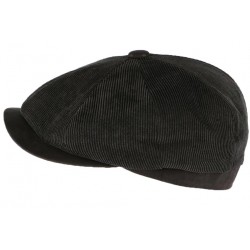 Casquette Gavroche Noire velours Sandvik Aussie Apparel CASQUETTES Aussie Apparel