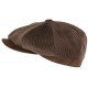 Casquette Gavroche Marron velours Sandvik Aussie Apparel CASQUETTES Aussie Apparel