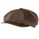 Casquette Gavroche Marron velours Sandvik Aussie Apparel CASQUETTES Aussie Apparel