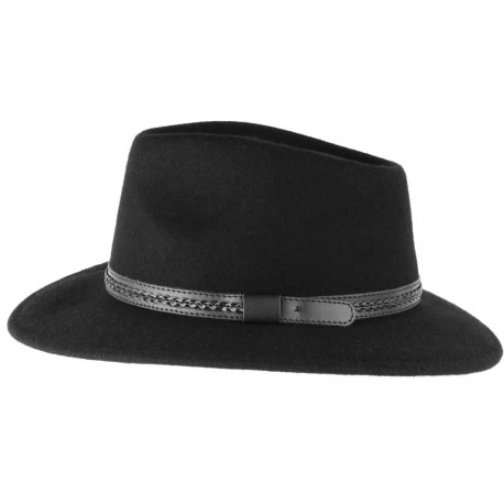 Chapeau feutre Noir tendance Mulker Leon Montane CHAPEAUX Léon montane