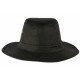 Chapeau Huilé noir traveler esprit Brousse Travys CHAPEAUX Nyls Création