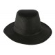 Chapeau Huilé noir traveler esprit Brousse Travys CHAPEAUX Nyls Création