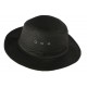 Chapeau Huilé noir traveler esprit Brousse Travys CHAPEAUX Nyls Création