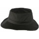 Chapeau Bob coton huile Noir imperméable Finistère BOB Nyls Création