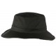 Chapeau Bob coton huile Noir imperméable Finistère BOB Nyls Création