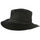 Chapeau Bob coton huile Noir imperméable Finistère BOB Nyls Création