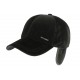 Casquette baseball cache oreille noire velours Steyson CASQUETTES Léon montane